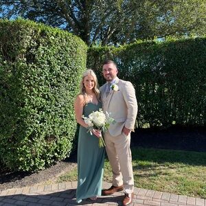 Azazie Manila Bridesmaid Dress in Eucalyptus